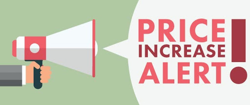 All prices will be updated from 01.05.2022
