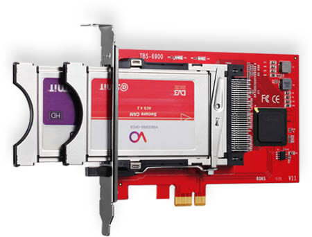 DVB Modulator now supports CI cards (external or with tuner)