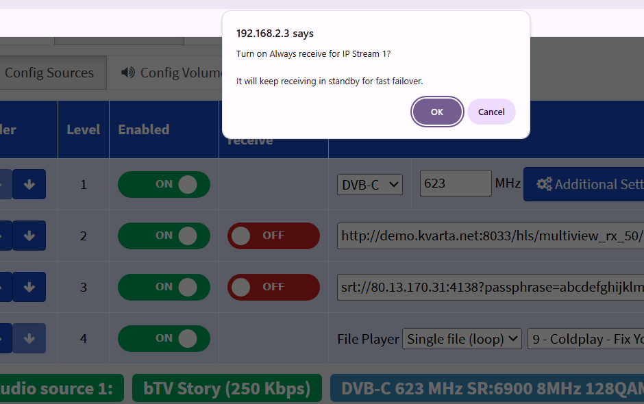 Broadcast Audio Source detail 6