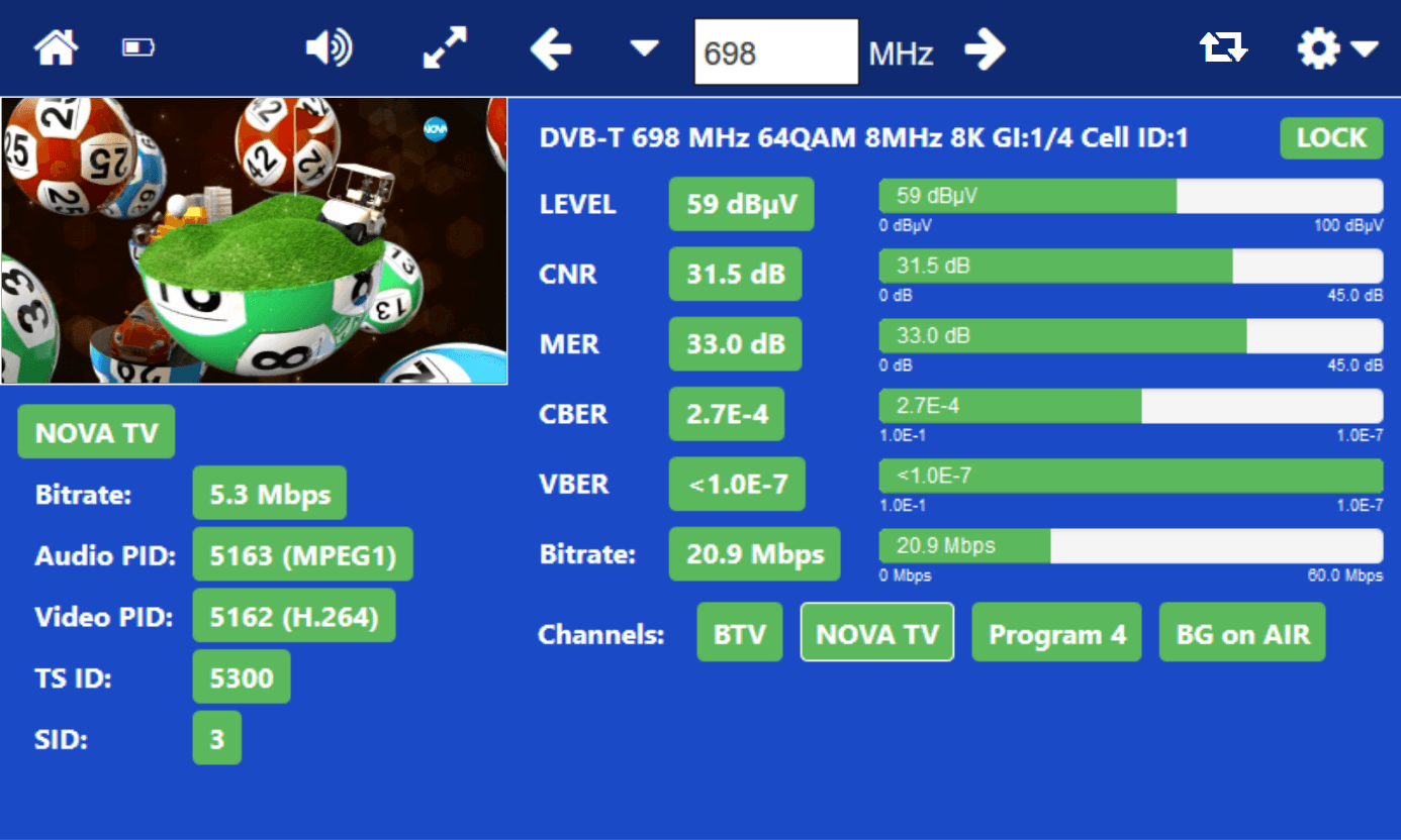 Portable TV Meter (WIFI) detail 3