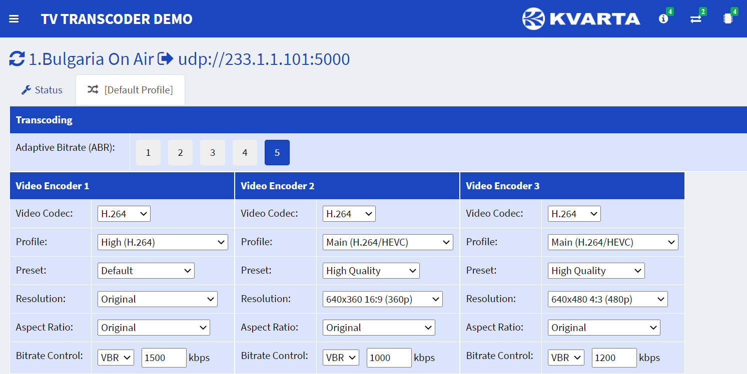 TV Transcoder detail 6