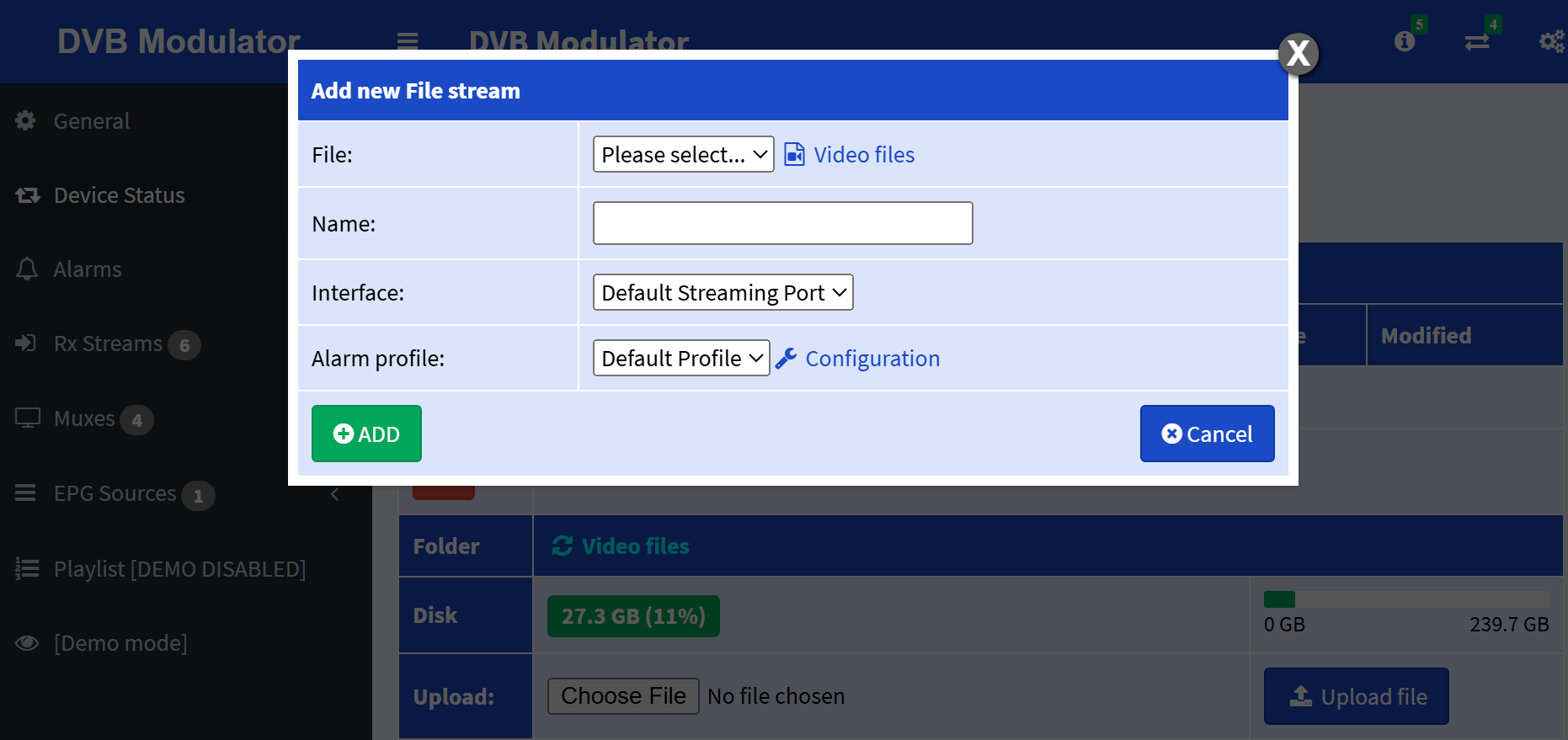 DVB Modulator detail 6