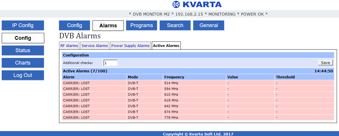 DVB Monitor T/T2 detail 1